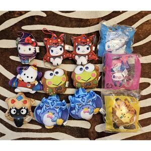 McDonalds 2024 Yu-Gi-Oh Hello Kitty & Friends Plush Meal Toys Key Chain COMPLETE